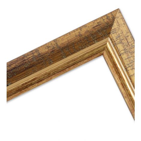 Ramka drewniana Icar DRZ C Z1 Złota, 13x18cm - 2